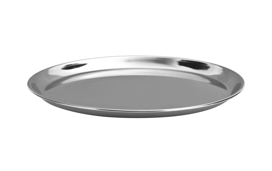 Talerz metalowy/taca metalowa śr. 27cm Aps