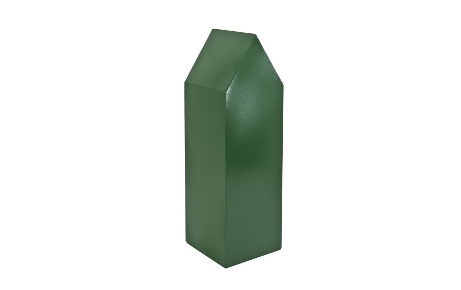 Domek dekoracyjny metalowy 55 cm czerwony – całoroczna lampionowa ozdoba do wnętrz