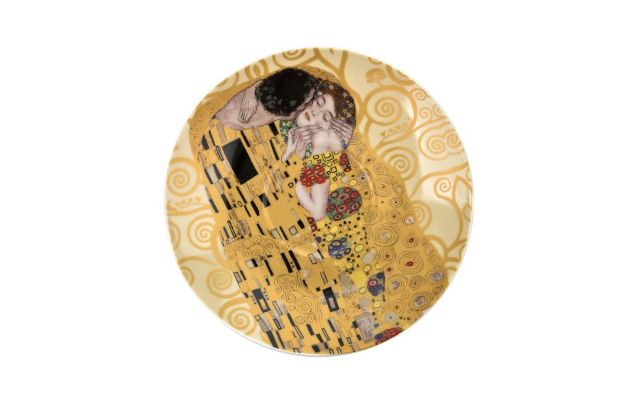 Filiżanka porcelanowa 250 ml + spodek The Kiss Ecru