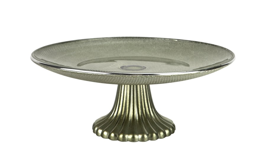 Patera szklana dekoracyjna 25 cm Ewax 9432