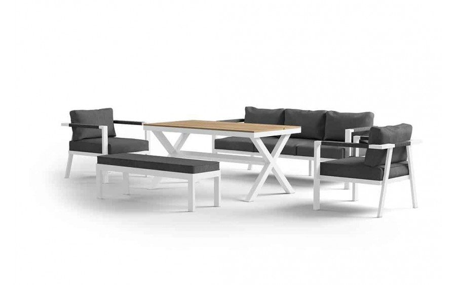 Zestaw ogrodowy GRADO biały