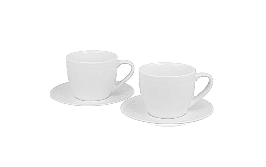 Komplet 2 filiżanek do espresso 115 ml + spodki Twilight