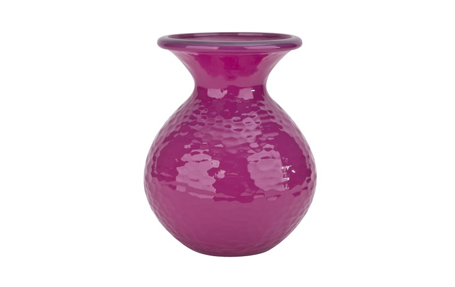 Wazon szklany 24,5 cm różowy 4828 Glossy San Miguel recykling