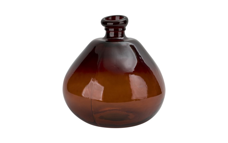 Wazon szklany 32 cm brązowy Gradient Nature San Miguel recykling