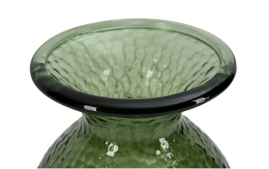 Wazon szklany 33 cm zielony Paradise San Miguel recykling