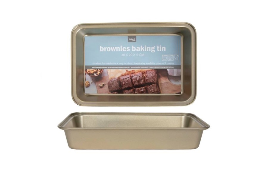Forma do ciasta BROWNIE 30x20 cm Kitchen Tools blacha prostokątna