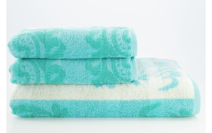 Ręcznik bawełniany 80x150 cm Cashmere Jacquard Mięta