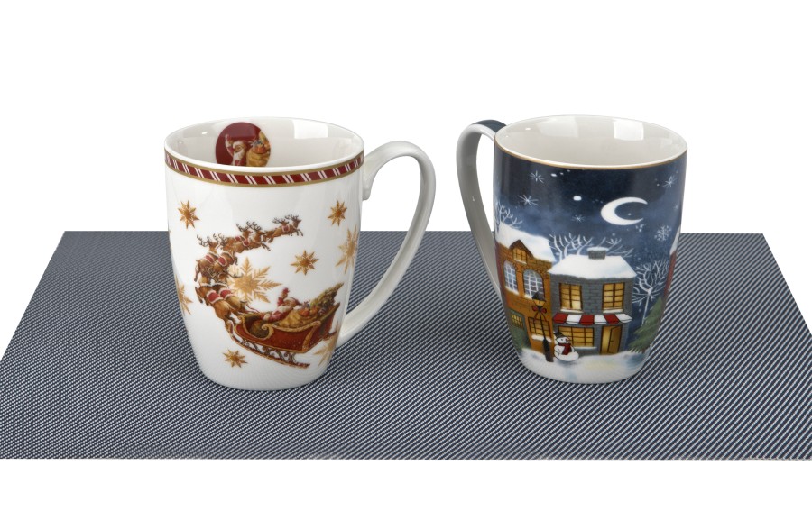Kubek porcelanowy 300 ml Santa on Sleigh