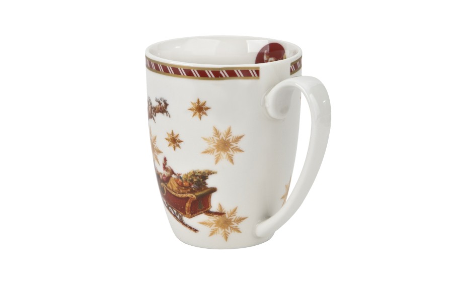 Kubek porcelanowy 300 ml Santa on Sleigh