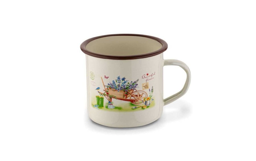 Kubek emaliowany 500 ml Garden