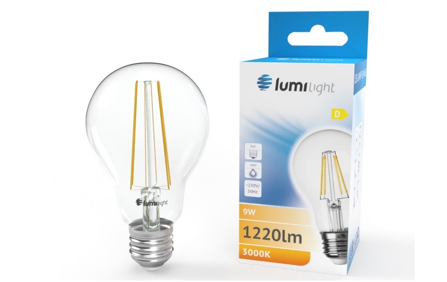 Żarówka LED A60 FLM E27 10W Ciepła