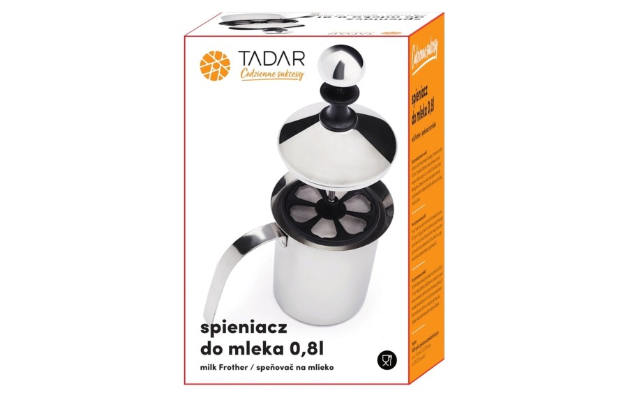 Spieniacz do mleka 0,8 L ręczny Kulka Tadar