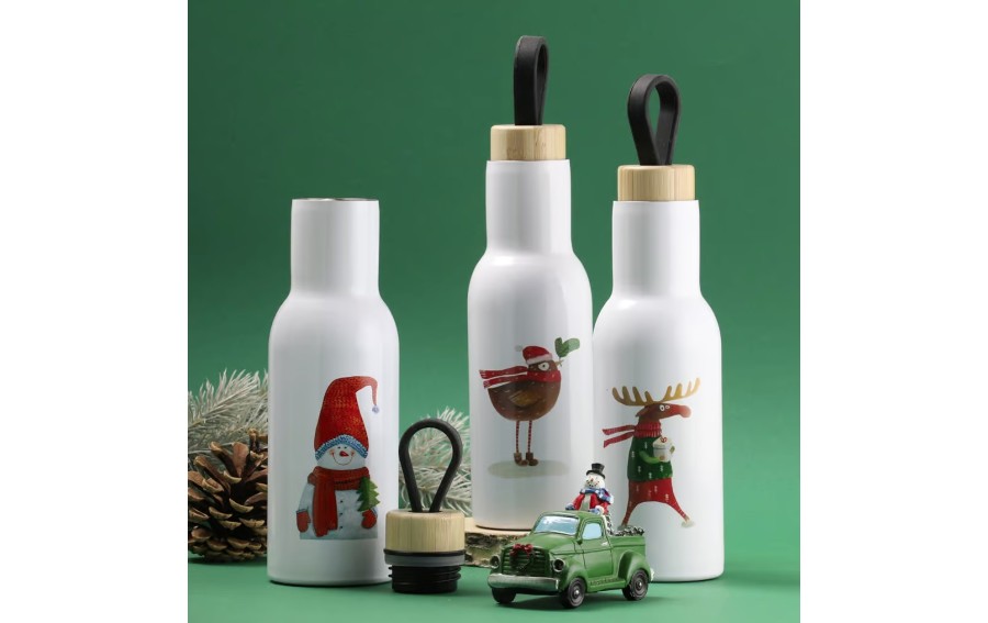 Butelka termiczna 400 ml Forest Bałwanek