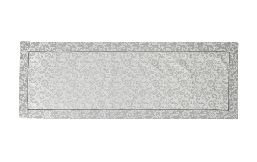 Bieżnik na stół 50x150 cm Cancun 007 Szary plamoodporny