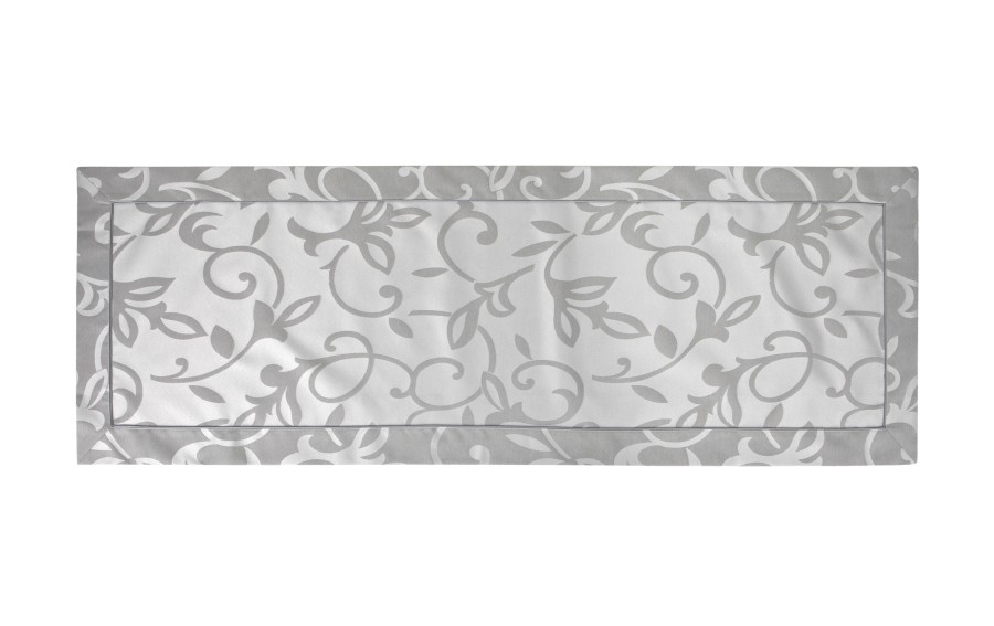 Bieżnik na stół 50x150 cm Cuzco 007 Szary plamoodporny