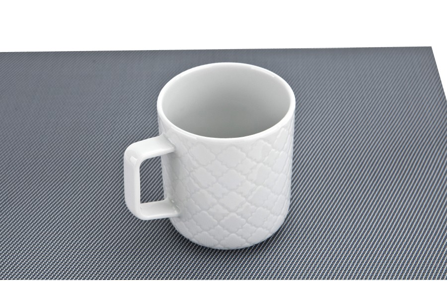 Kubek porcelanowy 400 ml Marrakesz Biały