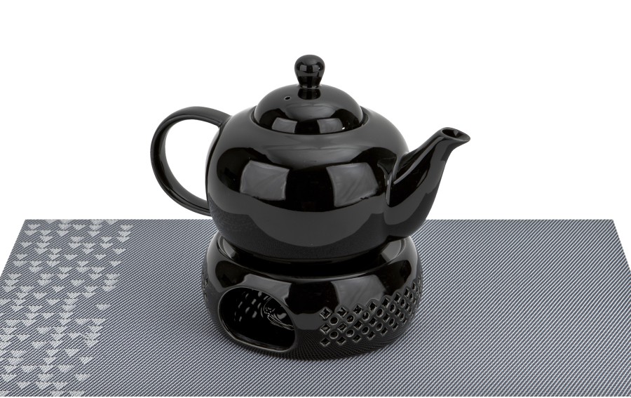 Ceramiczny podgrzewacz do dzbanków Bisette CZARNY A.