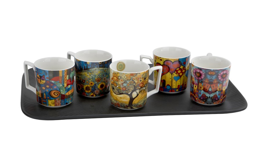Kubek porcelanowy 450 ml Modern Cat