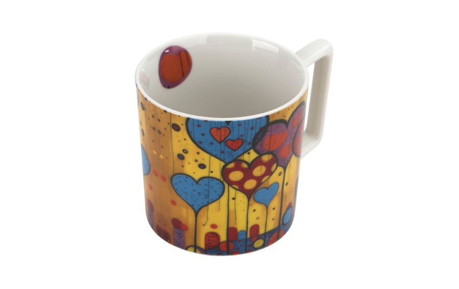 Kubek porcelanowy 450 ml Modern Hearts