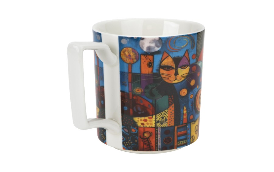 Duży kubek porcelanowy 750 ml Modern Cat