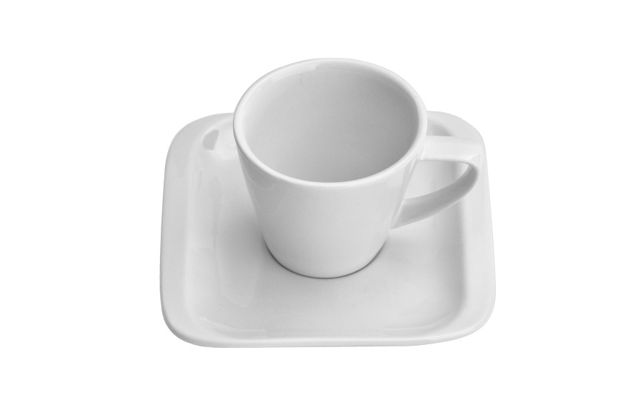 Komplet 2 filiżanek do espresso 80 ml + spodki Infinity