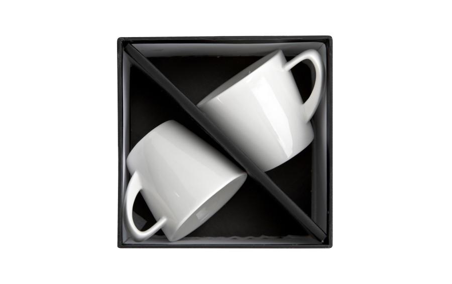 Komplet 2 filiżanek do espresso 80 ml + spodki Infinity
