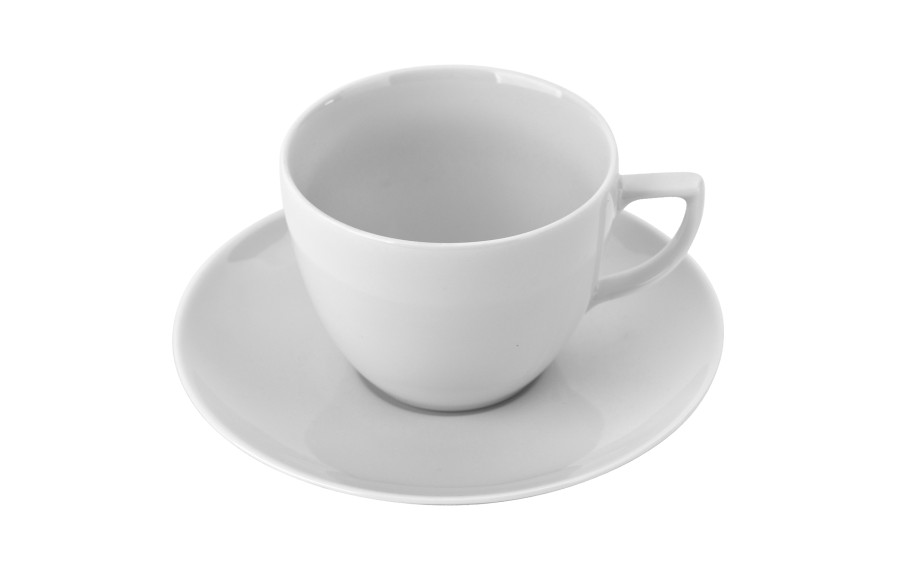 Filiżanka porcelanowa 250 ml + spodek City Biała C001
