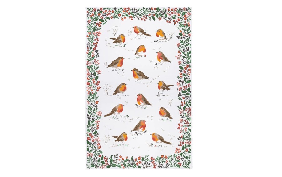 Ściereczka kuchenna Xmas Robins Berry 028ROBE