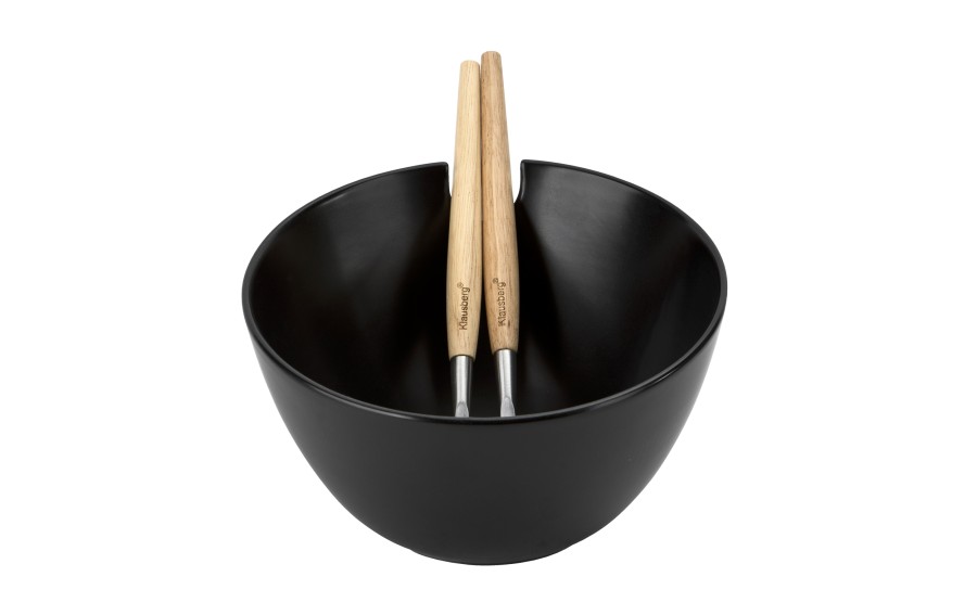 Miska ceramiczna z łyżkami w zestawie
