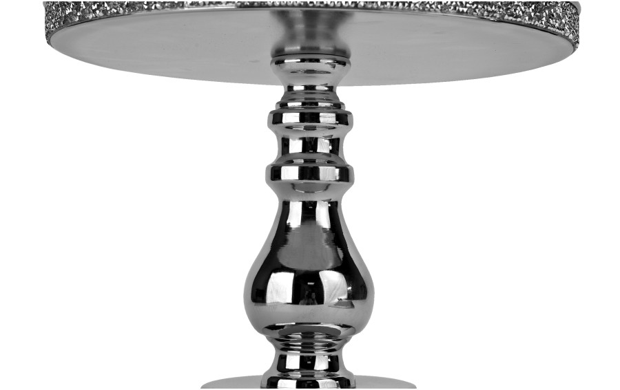 Patera dekoracyjna 21x26 cm srebrna 142300