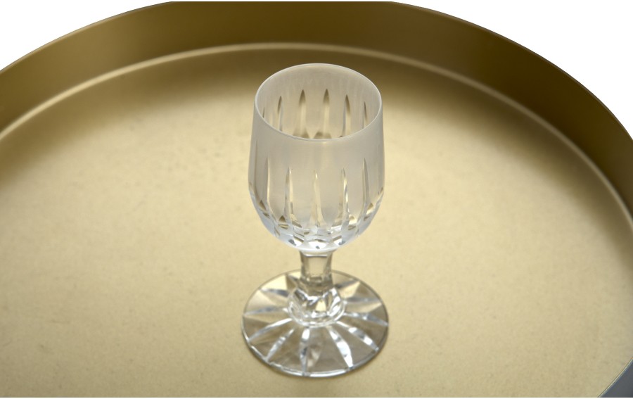Kieliszek kryształowy do wódki 25 ml Zawiercie 890-1584 szroniony