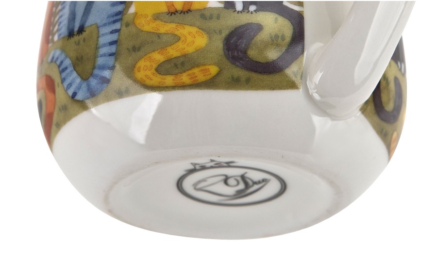 Kubek baryłka 430 ml Koty ogrodowe