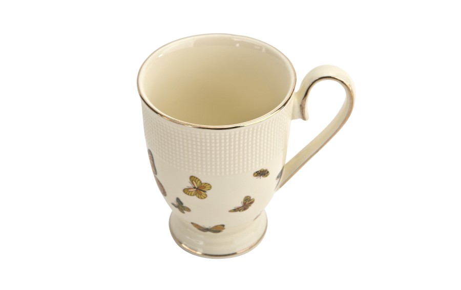 Kubek porcelanowy 400 ml Motylki