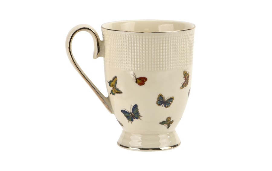 Kubek porcelanowy 400 ml Motylki