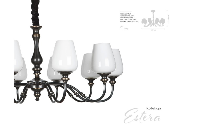 Lampa Estera 80370/B+10
