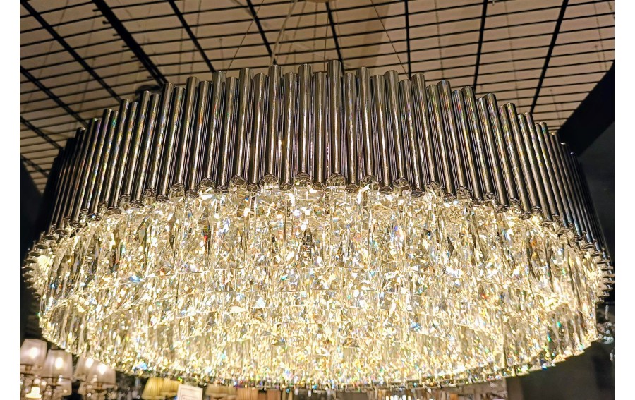 Lampa wisząca kryształowa Stic Chrome 60181/32