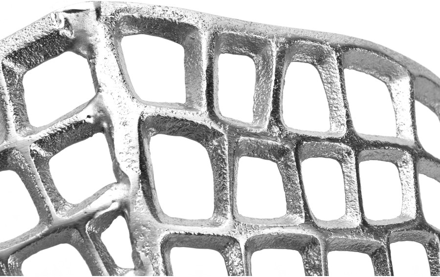 Patera ozdobna kosz 36 cm srebrna IR0183