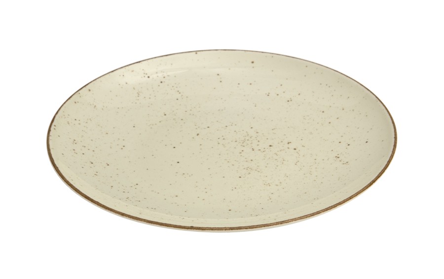 Talerz płytki 31 cm Hotel ART KREMOWY KE30