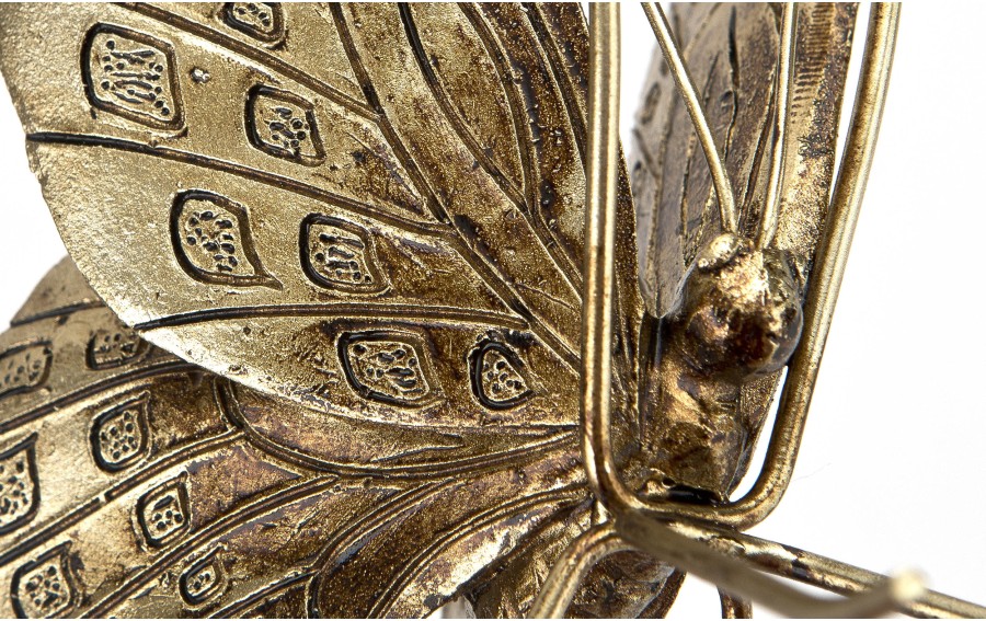 Ozdoba Motyl złoty 13 cm