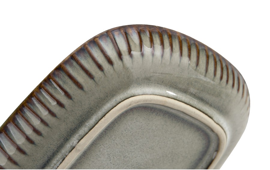Półmisek prostokątny 19 cm Ombres Green