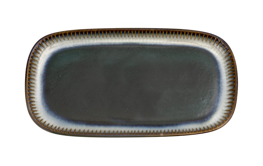 Półmisek prostokątny 30x16 cm Ombres Turquoise