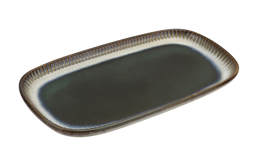 Półmisek prostokątny 30x16 cm Ombres Turquoise