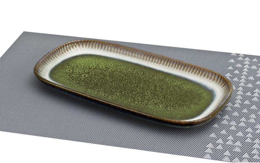 Półmisek prostokątny 30x16 cm Ombres Green