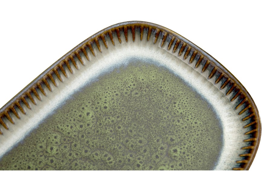 Półmisek prostokątny 30x16 cm Ombres Green