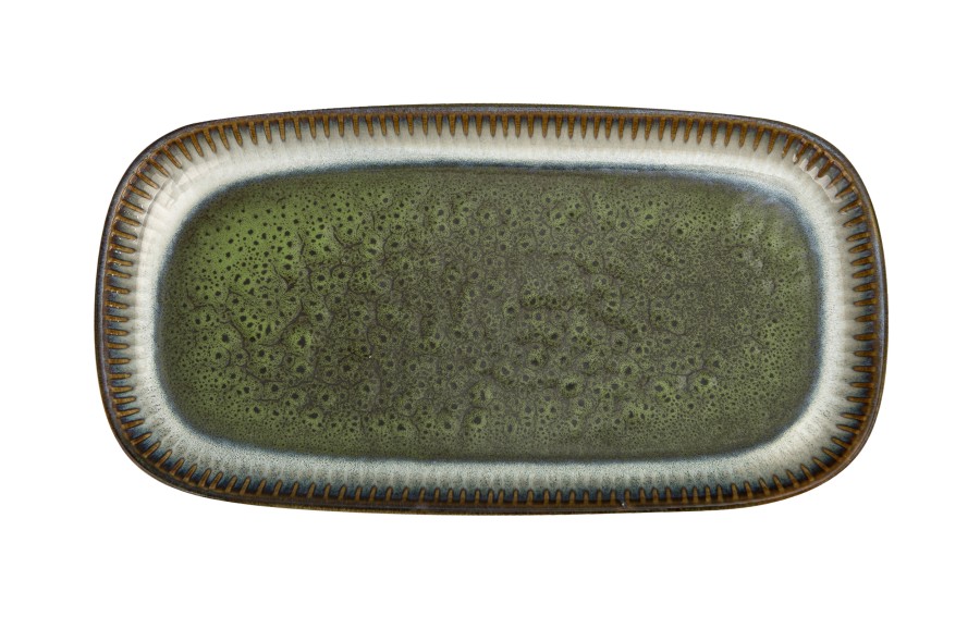 Półmisek prostokątny 30x16 cm Ombres Green