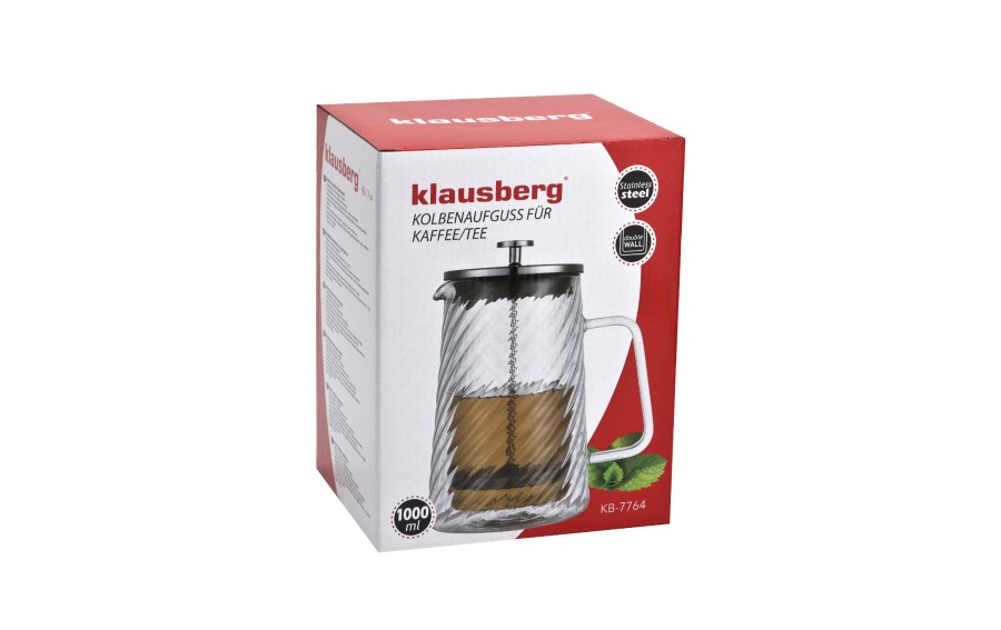 Zaparzacz tłokowy do kawy i herbaty 1 L KB-7764