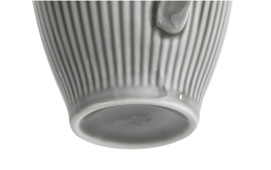 Kubek porcelanowy 420 ml Dalia Szara