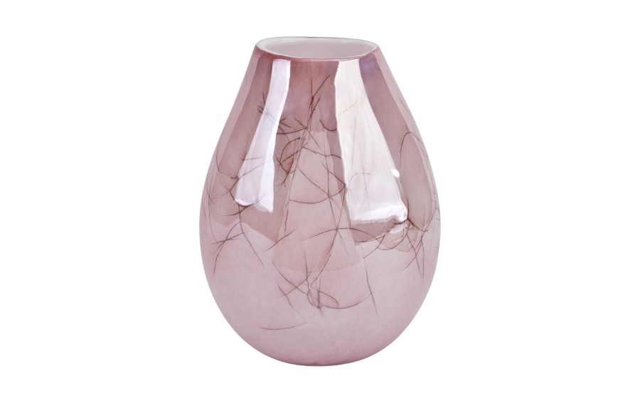 Wazon szklany 30 cm różowy 2341/DB6