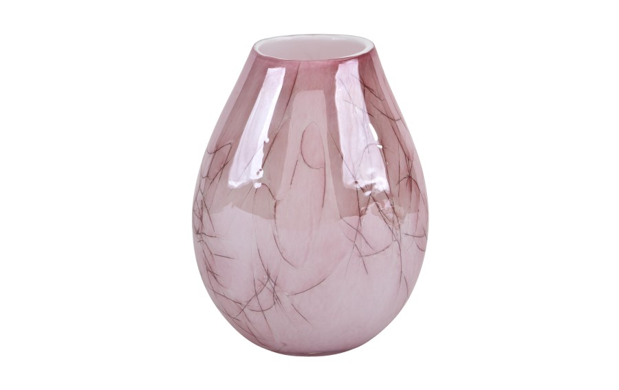 Wazon szklany 30 cm różowy 2341/DB6