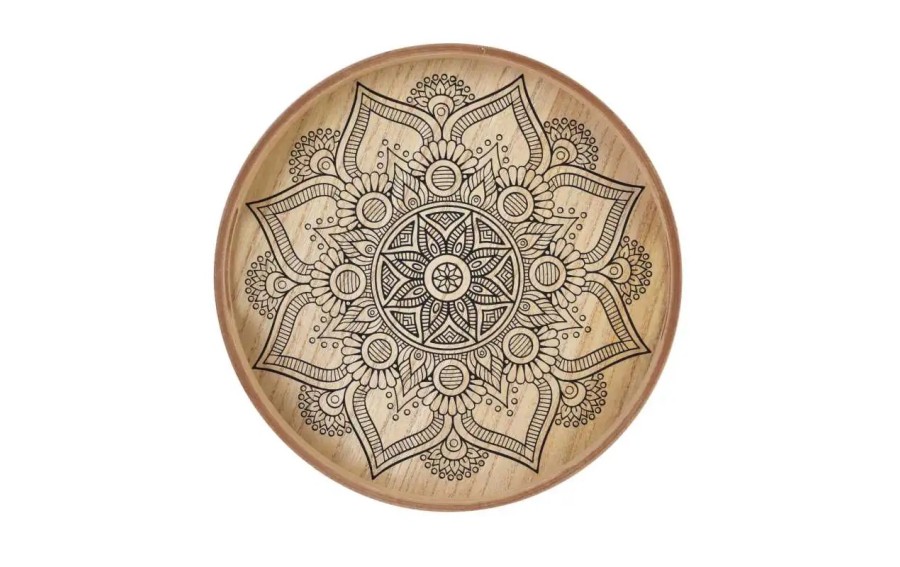 Taca okrągła 35x35x4cm Mandala
